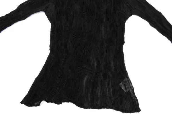 ISSEY MIYAKE See-through Pleated T Shirt K-169458_010