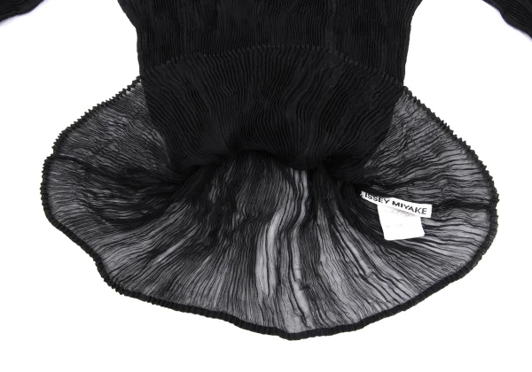 ISSEY MIYAKE See-through Pleated T Shirt K-169458_011