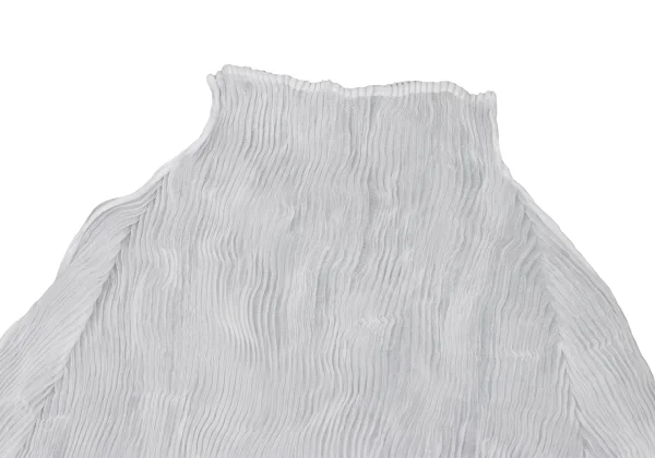 ISSEY MIYAKE Twisted Sheer Pleated Long-sleeved Top K-169459_003