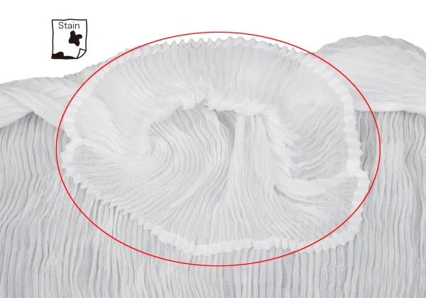 ISSEY MIYAKE Twisted Sheer Pleated Long-sleeved Top K-169459_005