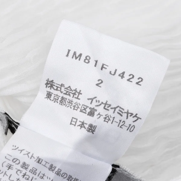 ISSEY MIYAKE Twisted Sheer Pleated Long-sleeved Top K-169459_013