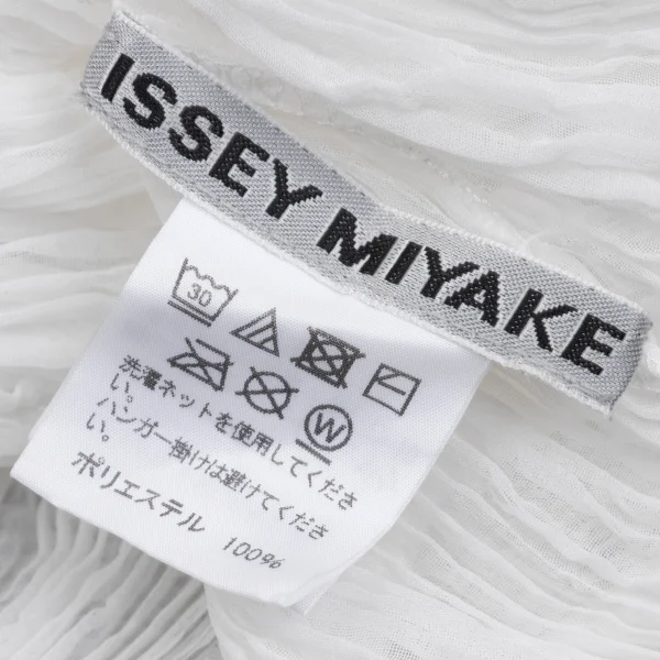 ISSEY MIYAKE Twisted Sheer Pleated Long-sleeved Top K-169459_014