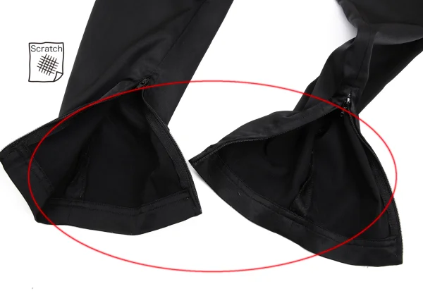 ISSEY MIYAKE Nylon Stretch Hem Zip Pants K-169460_011