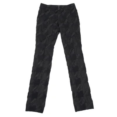 ISSEY MIYAKE Stretch Geometric Jacquard Pants