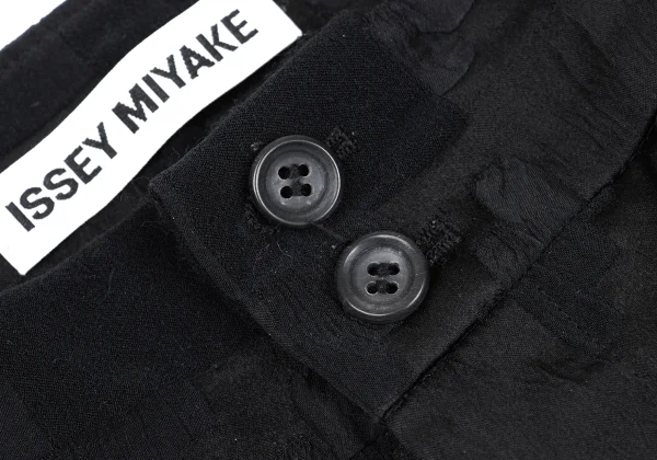 ISSEY MIYAKE Stretch Geometric Jacquard Pants K-169461_004