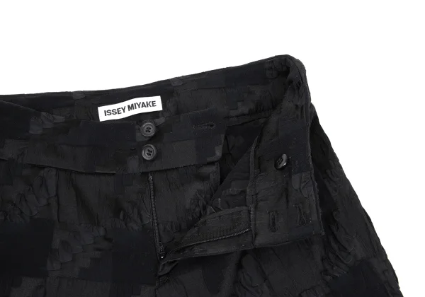 ISSEY MIYAKE Stretch Geometric Jacquard Pants K-169461_005