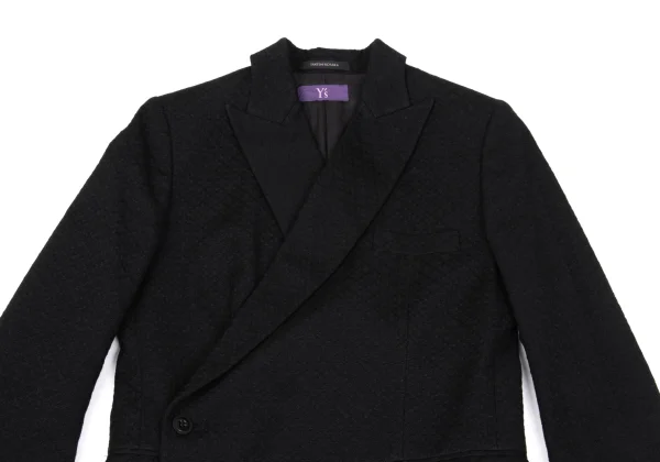 TAKESHI KOSAKA by Y's Pink Label Cotton Poly Jacquard Jacket K-169468_003
