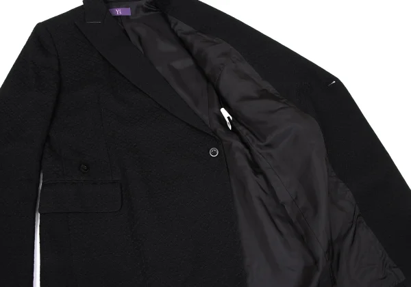 TAKESHI KOSAKA by Y's Pink Label Cotton Poly Jacquard Jacket K-169468_011