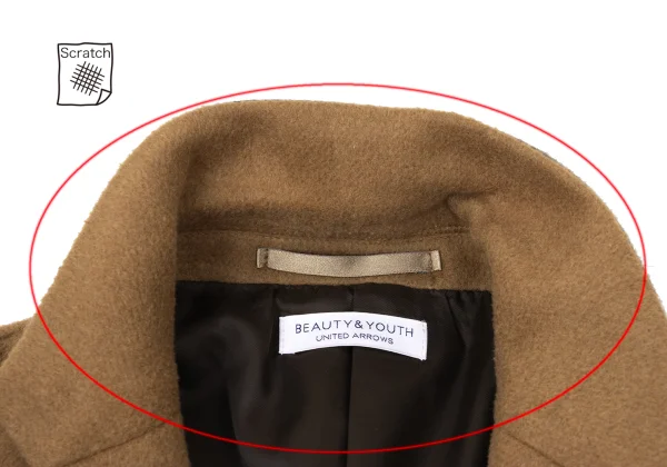 BEAUTY & YOUTH TUNITED ARROWS Wool Blend Half Coat K-169470_004