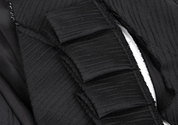 COMME des GARCONS HOMME PLUS Side Cut Frill Pasted Jacket K-169471_006