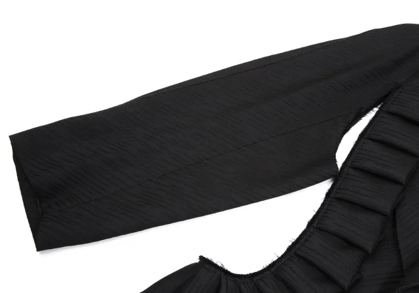 COMME des GARCONS HOMME PLUS Side Cut Frill Pasted Jacket K-169471_007