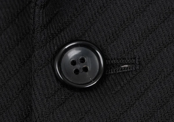 COMME des GARCONS HOMME PLUS Side Cut Frill Pasted Jacket K-169471_011