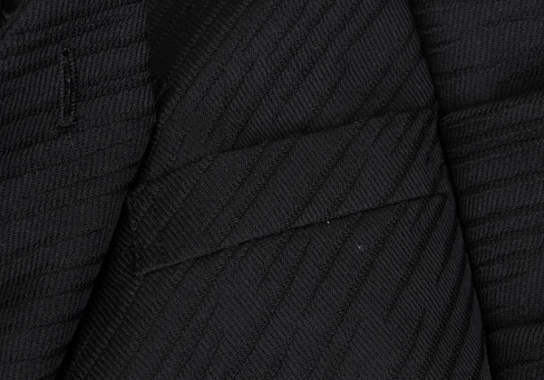 COMME des GARCONS HOMME PLUS Side Cut Frill Pasted Jacket K-169471_014