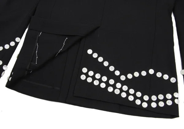 COMME des GARCONS HOMME PLUS Button Design Tailored Jacket K-169472_016