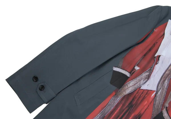 COMME des GARCONS HOMME PLUS Transfer Print Short Coat K-169473_006