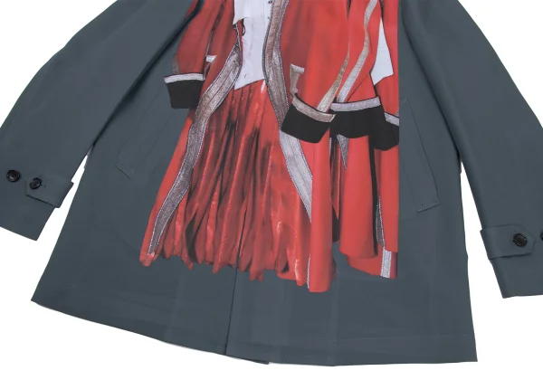 COMME des GARCONS HOMME PLUS Transfer Print Short Coat K-169473_008