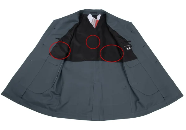 COMME des GARCONS HOMME PLUS Transfer Print Short Coat K-169473_012