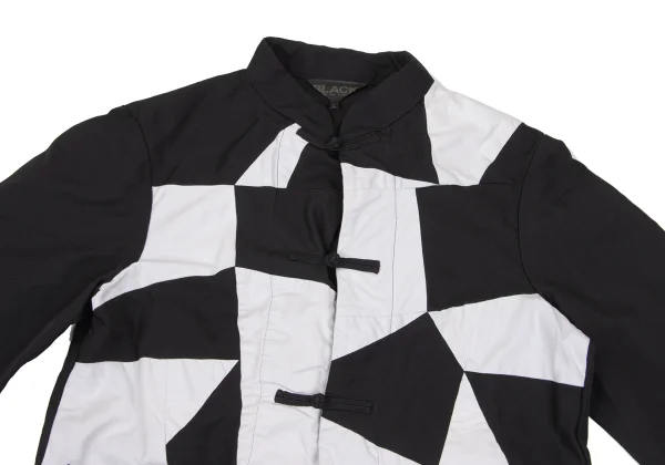 BLACK COMME des GARCONS Bicolor Switching Chinese jacket K-169474_002