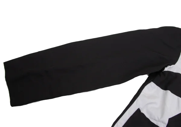 BLACK COMME des GARCONS Bicolor Switching Chinese jacket K-169474_005