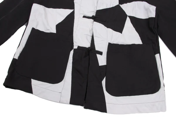 BLACK COMME des GARCONS Bicolor Switching Chinese jacket K-169474_007