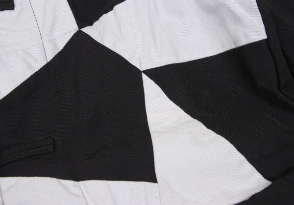 BLACK COMME des GARCONS Bicolor Switching Chinese jacket K-169474_009