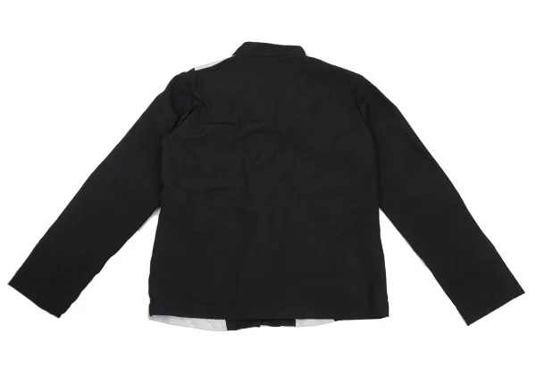 BLACK COMME des GARCONS Bicolor Switching Chinese jacket K-169474_012