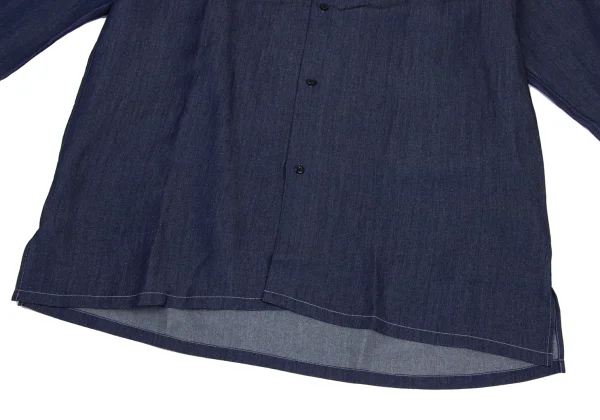 LANVIN Dyed Bow Tie Neck Shirt K-169475_008