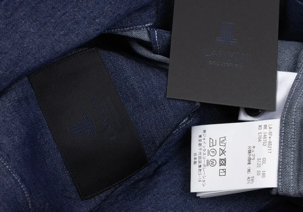 LANVIN Dyed Bow Tie Neck Shirt K-169475_013