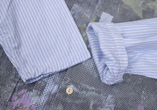 Paul smith RED EAR Floral Collage Print Striped Shirt K-169476_007