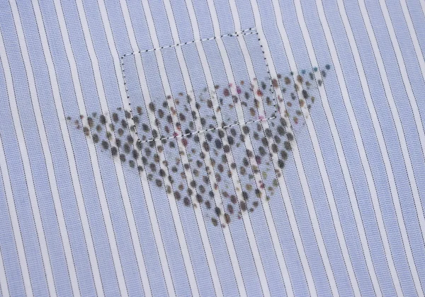 Paul smith RED EAR Floral Collage Print Striped Shirt K-169476_013