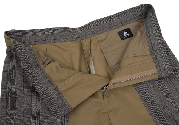 Paul smith RED EAR Checker Switching Work Pants K-169478_005