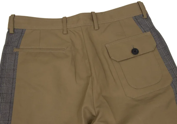 Paul smith RED EAR Checker Switching Work Pants K-169478_010