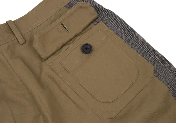 Paul smith RED EAR Checker Switching Work Pants K-169478_011