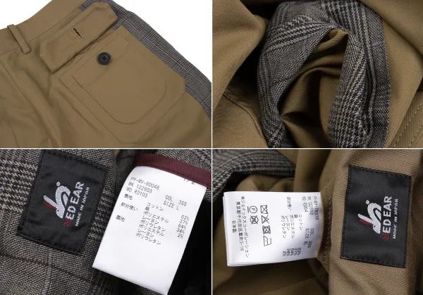 Paul smith RED EAR Checker Switching Jacket & Pants K-169479_018