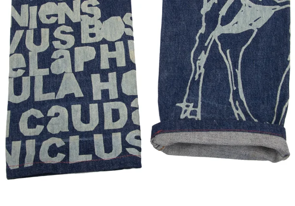 Paul smith RED EAR Deer Bleach Print Jeans  K-169481_012
