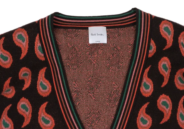 Paul Smith Paisley Jacquard Cardigan K-169486_003