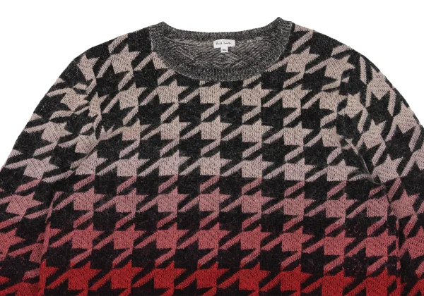 Paul Smith Mohair Blend Houndstooth Gradient Knit K-169487_002