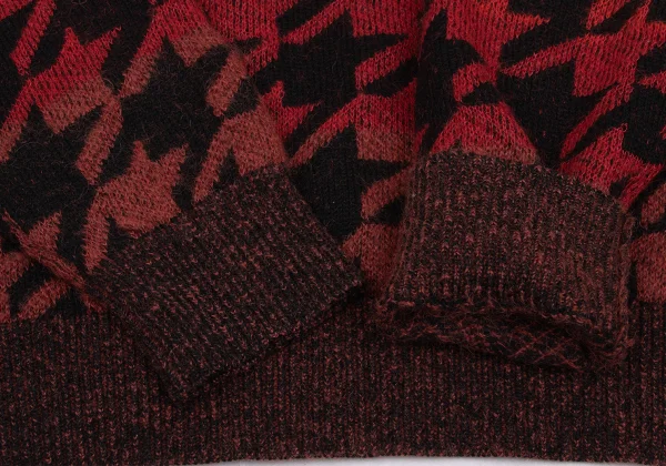 Paul Smith Mohair Blend Houndstooth Gradient Knit K-169487_005
