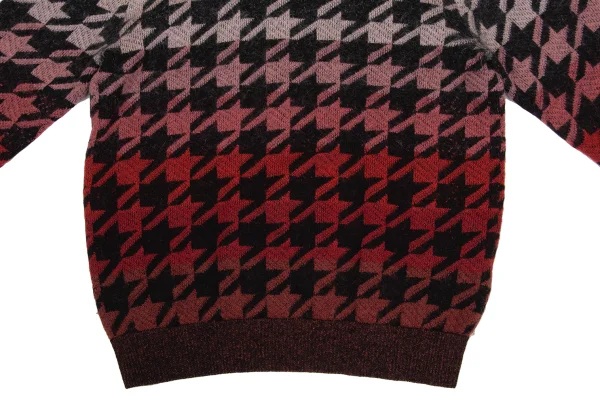 Paul Smith Mohair Blend Houndstooth Gradient Knit K-169487_006