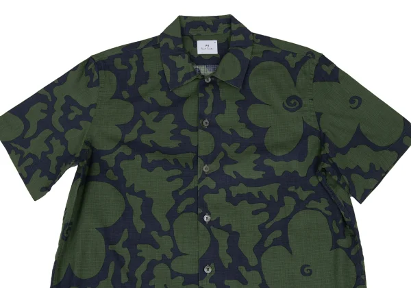 Paul Smith PS Floral Camouflage Short-sleeved Shirt K-169489_002