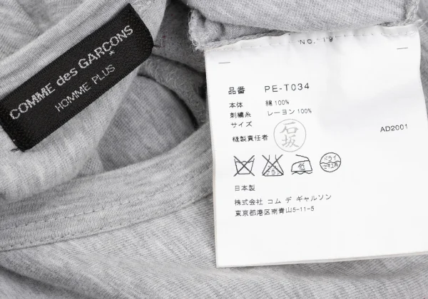 COMME des GARCONS HOMME PLUS Cotton Embroidery Design T-shirt K-169490_017