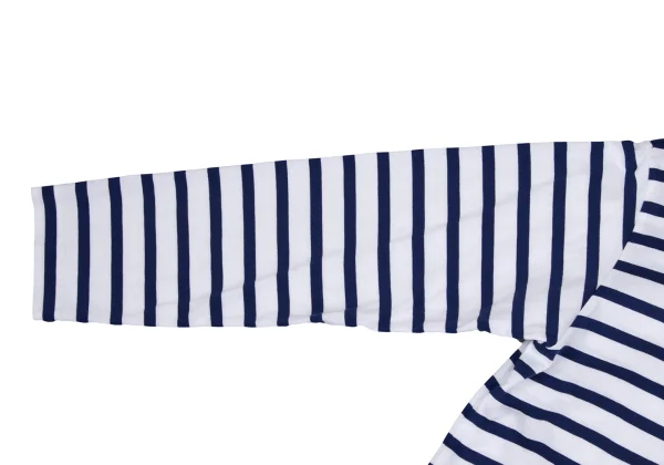 tricot COMME des GARCONS Front Printed Striped T-shirt K-169491_005