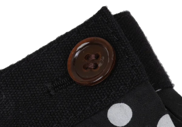 tricot COMME des GARCONS Dot Printed Box Pleats Wrap Skirt K-169494_004