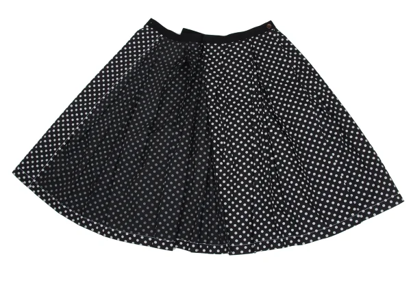 tricot COMME des GARCONS Dot Printed Box Pleats Wrap Skirt K-169494_006