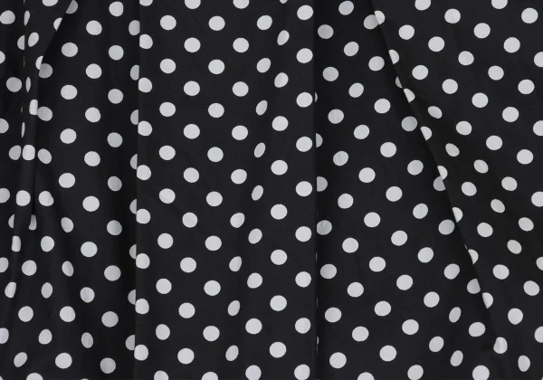 tricot COMME des GARCONS Dot Printed Box Pleats Wrap Skirt K-169494_009