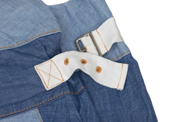 tricot COMME des GARCONS Chambray Panel Wrap Design Skirt K-169495_004