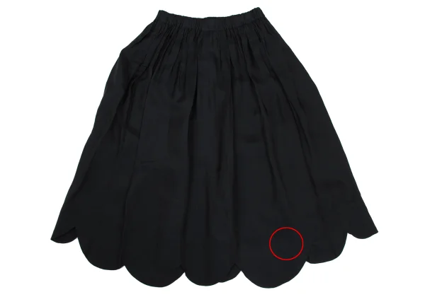 robe de chambre COMME des GARCONS Cupro Round Hem Skirt K-169496_011