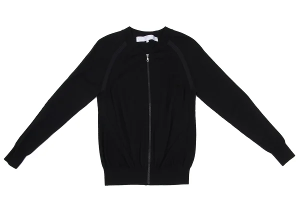 tao Wool Poly Zip Knit Cardigan K-169497_002