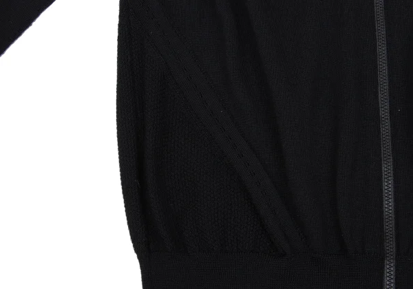 tao Wool Poly Zip Knit Cardigan K-169497_010