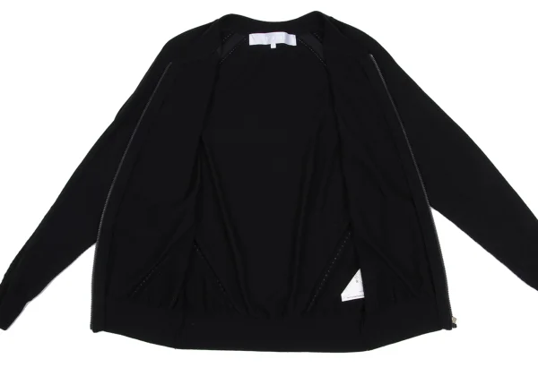 tao Wool Poly Zip Knit Cardigan K-169497_011